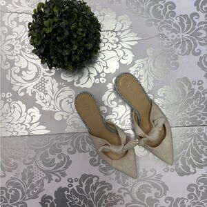 J Crew Elegant Cream Women's Mules